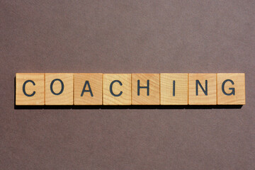 Canvas Print - Coaching, word