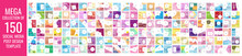 Mega Collection Of 150 Social Media Post Design Template