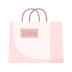 Sticker - shopping paper bag