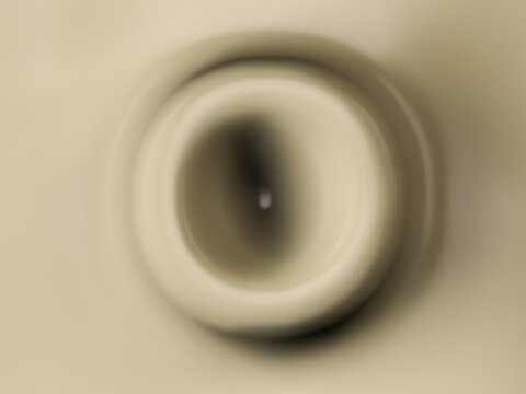 Wax letter O