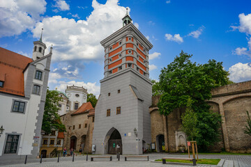 Wall Mural - Augsburg Bayern Deutschland Rotes Tor Rastplatz