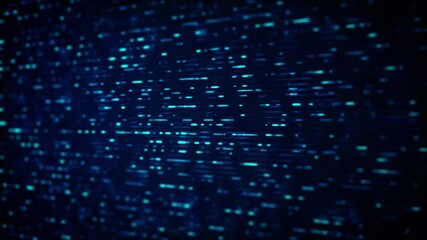 Poster - Abstract Flowing Particle Lines Data Concept Background Loop/ 4k animation of an abstract technology background of powerful speed particle lines stroke patterns and strings seamless looping