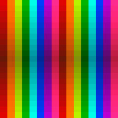Poster - Gradiental rainbow. Vector simple colorful stripes.