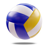 Fototapeta Londyn - 3d realistic VolleyBall 3d rendering isolated