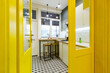 © Liubomir - Modern loft style kitchen with yellow interior doors
