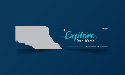 professional business cover photo or web banners, unique banners and social media banner template de