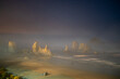 © Cavan Images - Sea Stacks On The Southern Oregon Coast Lit Up At Night