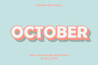 © inferno_studio3 - October editable text effect
