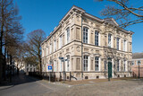 Fototapeta Boho - Koningin Wilhelmina Paviljoen (1867)  in Breda behoort tot de Koninklijke Militaire Academie (KMA) en bezit de status van rijksmonument., Noord-Brabant Province, The Netherlands