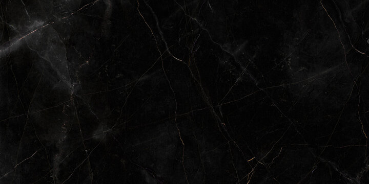 textured of the black marble background. gold and white patterned natural of dark gray marble textur