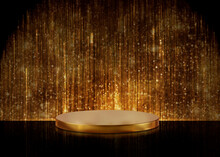 Gold Background For Luxury Product