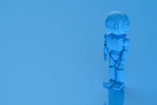 Blue Single Color Ai Robot