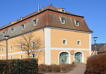 Sticker - Historisches Bauwerk in der Altstadt von Bad Berka, Thüringen