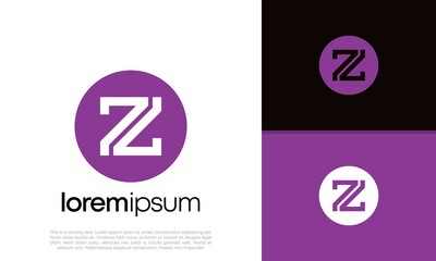 Wall Mural - innovative high tech logo template. template label for blockchain technology. technology logo. initi