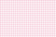 Pink gingham check fabric texture