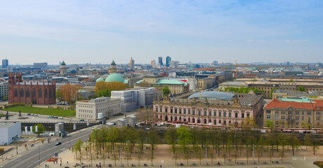 Poster - Aerial view of Berlin