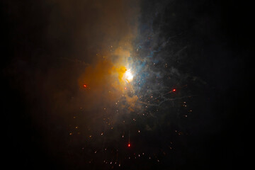 Wall Mural - the big bang explosion hypothesis