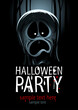 Halloween party poster with ghost.