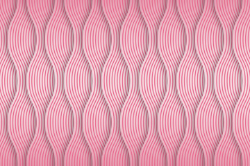  Abstract dynamic wavy line colorful pink background.