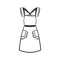 Wall Mural - Women's bib apron