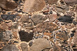 Natural rock and stone texture for background. Old wall structure. Architecture. Pattern. Material.