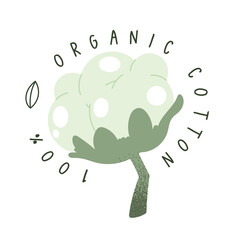 Sticker - organic cotton product