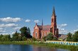 Old ancient church of St Anthony of Padua in Postavy, Vitebsk region, Belarus.