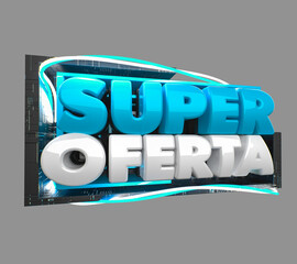 Wall Mural - SUPER OFERTA SELO 3D, NEON AZUL COM FIOS EM FUNDO ISOLADO 