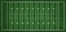 Top View Of American Football Field