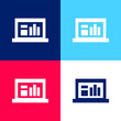 © LIGHTFIELD STUDIOS - Analysis blue and red four color minimal icon set