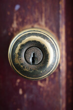 Old Lock On A Door