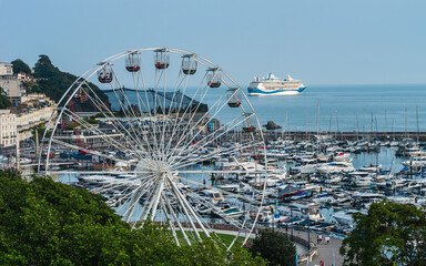 Wall Mural - View over Boats in Torquay Marina in Torquay, Devon, England, Europe