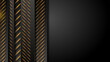 Abstract black and bronze stripes and lines corporate background