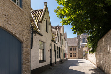 Wall Mural - Typical architecture in Bruges in Belgium