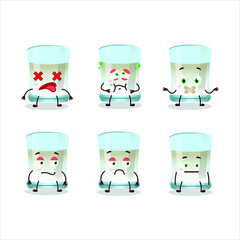 Sticker - Tuica cartoon in character with nope expression. Vector illustration