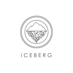 Poster - Iceberg illustration design