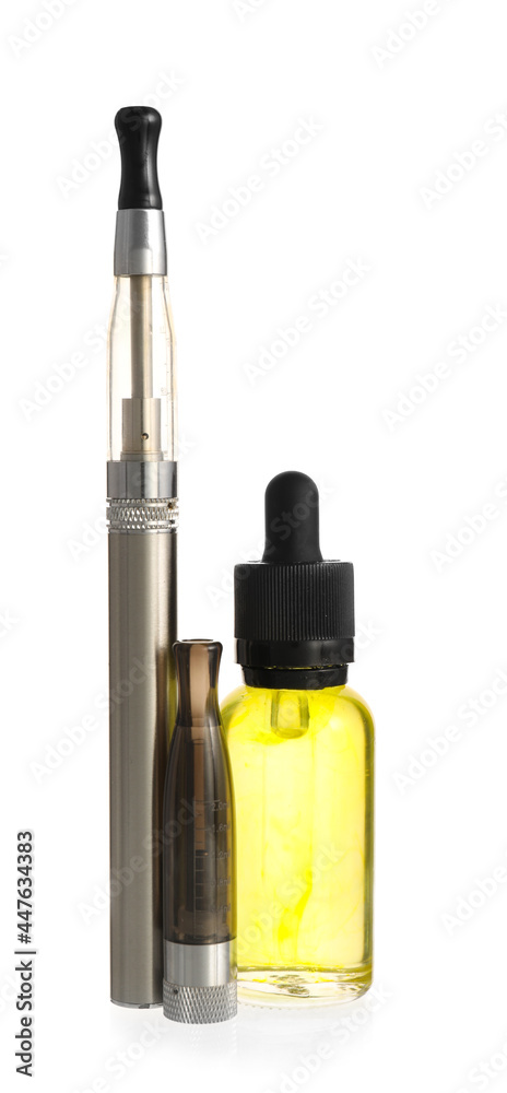 Set for smoking on white background