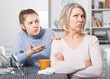 © JackF - Adult daughter apologizes to mom after quarrel. High quality photo