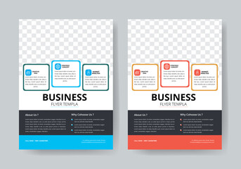 Business flyer template vector design, Flyer Template