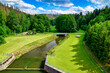 © Andreas Völkel1/Wirestock - Beautiful view of the river Wipper of the dam in Wippra with blue sky and sunshine in Germany