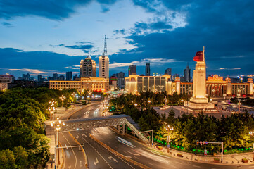 Canvas Print - view of the city