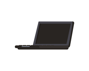 Poster - black laptop design