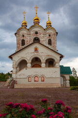 Wall Mural - Church of St. Sergius of Radonezh in Velednikovo, Russia. Sergievskaya church.