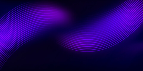 Poster - Modern Spiral Lines Abstract Background Concept with Gradient Colors Backdrop design. New and latest dark wallpaper