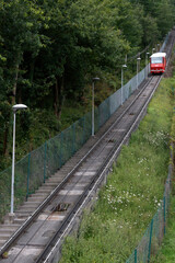 Wall Mural - Traveling in a zipper train