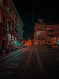 Fototapeta Sawanna - night in the city