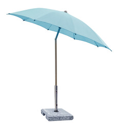 Poster - parasol de plage ou de jardin sur pied, fond blanc 