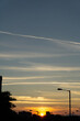 © AntonGor - sunset at the airport