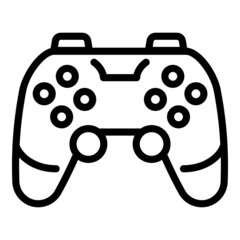 Poster - Nintendo joystick icon. Outline nintendo joystick vector icon for web design isolated on white background