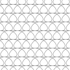 Poster - Scale wallpaper. Vector rounded scales.
